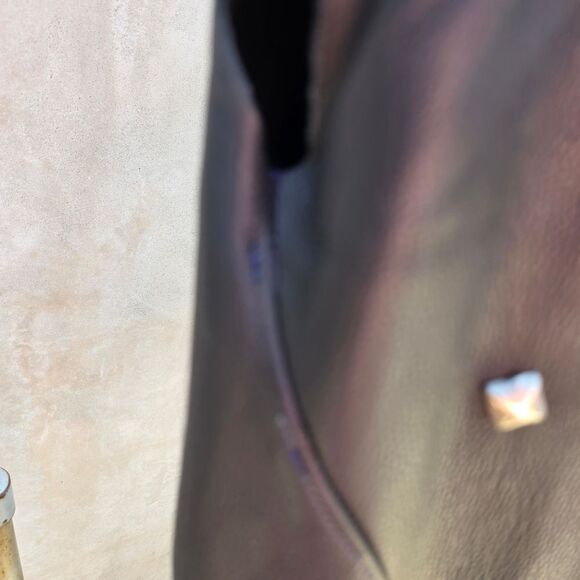 Unbranded Art To Wear 100 % Leather Studded Vest - Picture 5 of 7